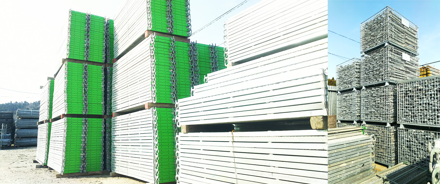 資材置き場風景