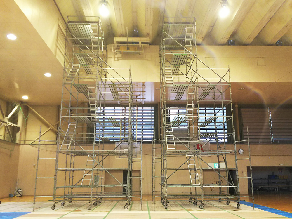 ローリング足場