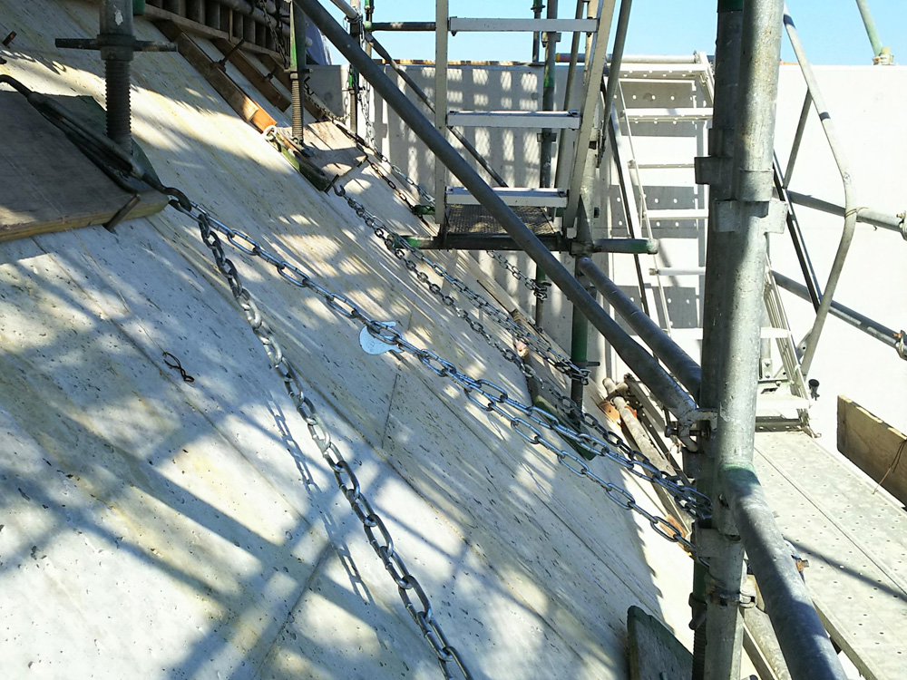 護岸工45度滑動防止対策