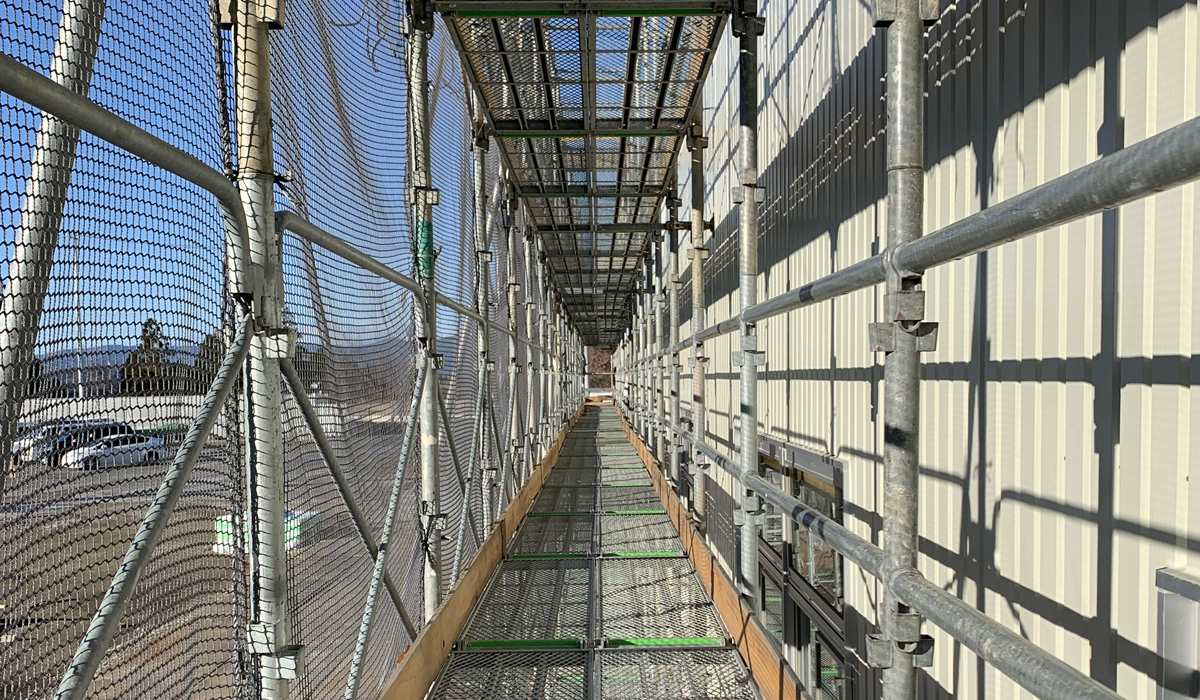 仮設足場工事